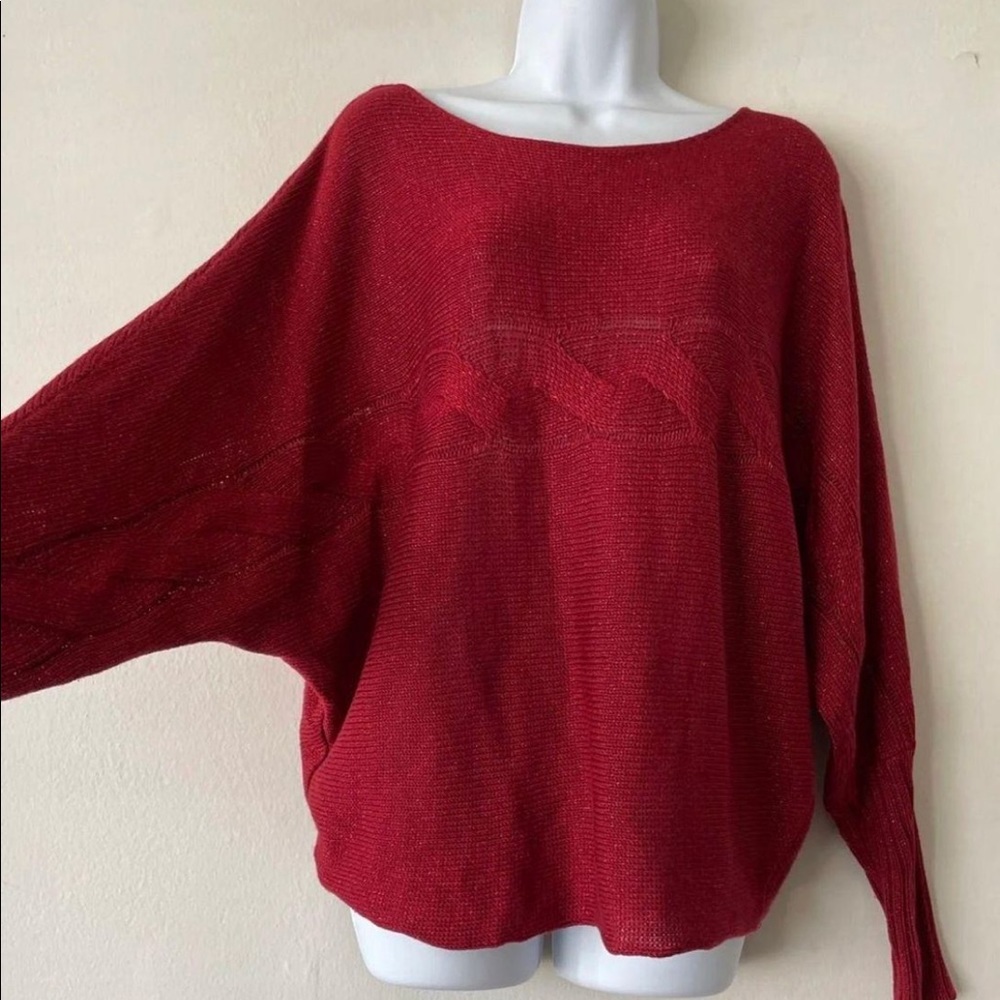 Burgundy sweater 🌸